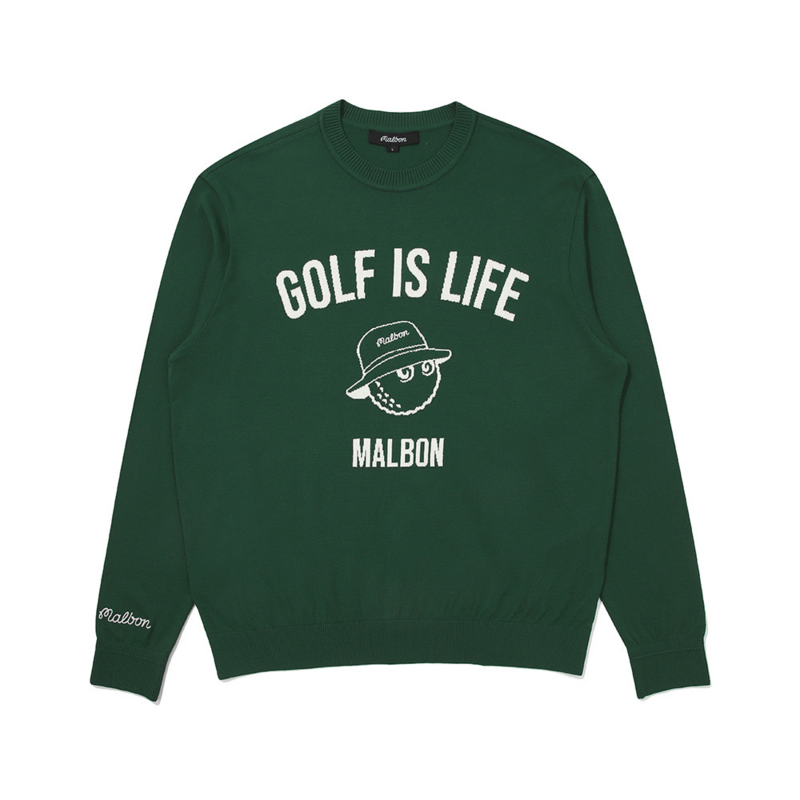 Nuovo maglione Malbon di alta qualità da donna per il tempo libero all'aperto abbigliamento da Golf alto elastico autunno e inverno Pullover moda Top lavorato a maglia
