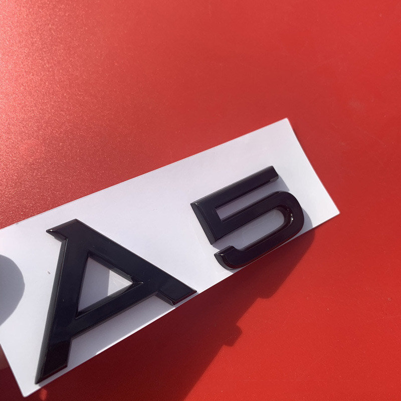 Adesivo in plastica originale per Audi Sline S3 S4 S5 S6 S7 S8 RS3 RS4 RS5 RS6 RS7 RS8 Logo A3 A4 A5 A6 A7 A8 emblema Badge Decal