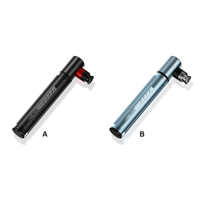 Bicycle Pump Aluminum Alloy Portable Ball Hand Bike Tire Inflator Retractable Dual Valve Manual MTB Household Cycling Pumps