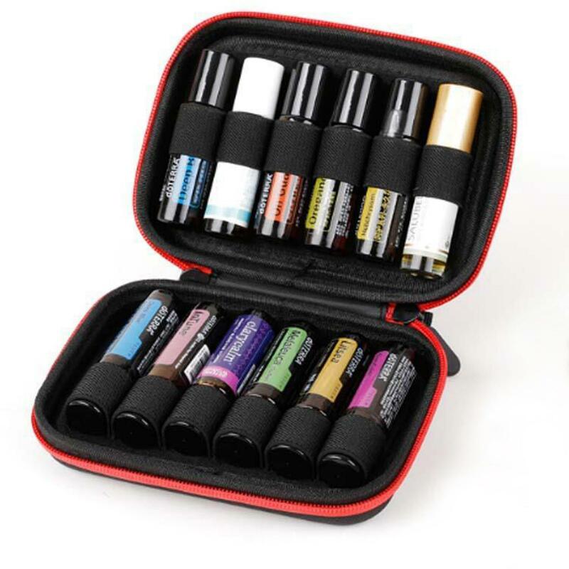 12 Slots Essential Oil Case for DoTERRA 10ML Holder Aromatherapy Storage Bag Portable Traveling Carrying Case Holder Organizers