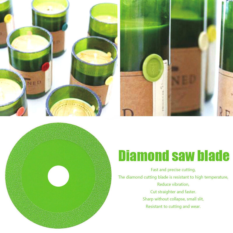 100/115mm disco de corte de vidro 22mm diamante mármore viu a lâmina cerâmica telha jade polimento especial lâmina afiada brasagem moagem disco