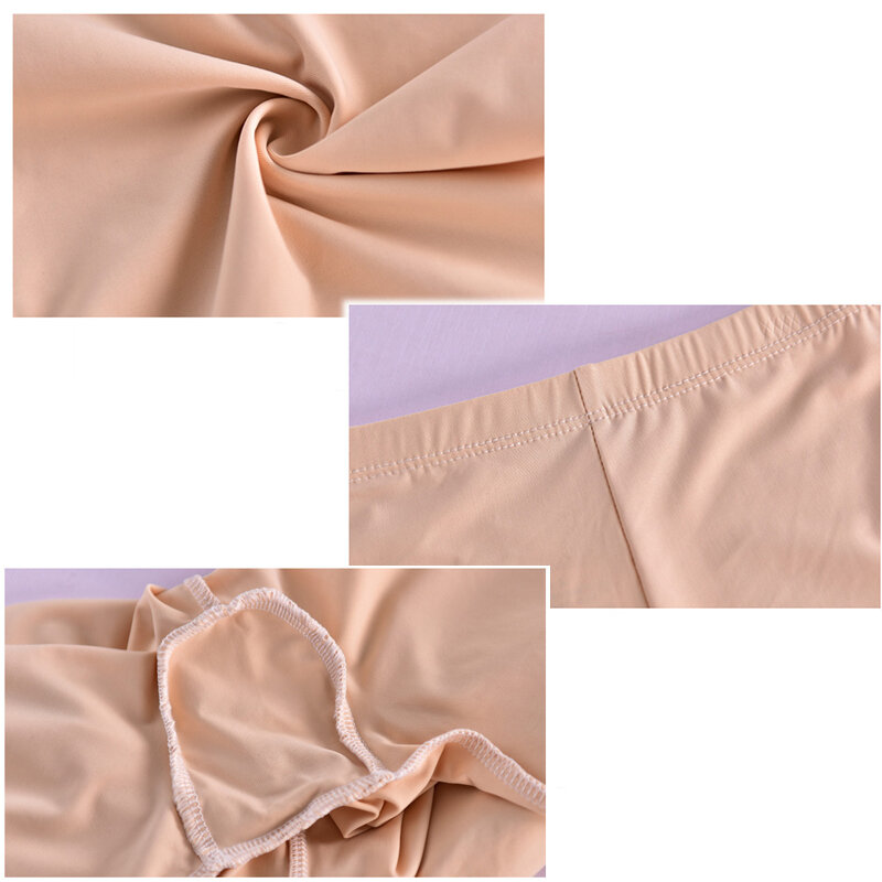 Safety Short Pants Summer Women Seamless Ice Silk Breathable Boxers for Female Under Skirt Boyshort Panties Shorts Pant Women