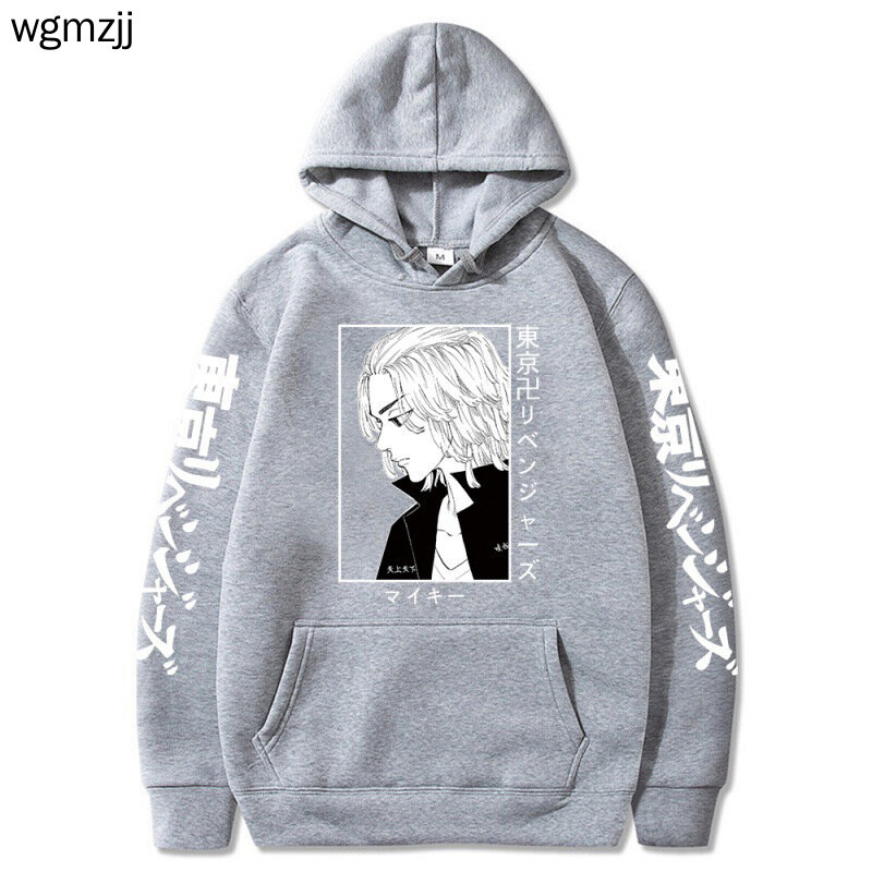Men and Women Anime Tokyo Revengers Hoodies Mikey Printed Pullover Sweatshirts Casual Fashion Hoodie Tops