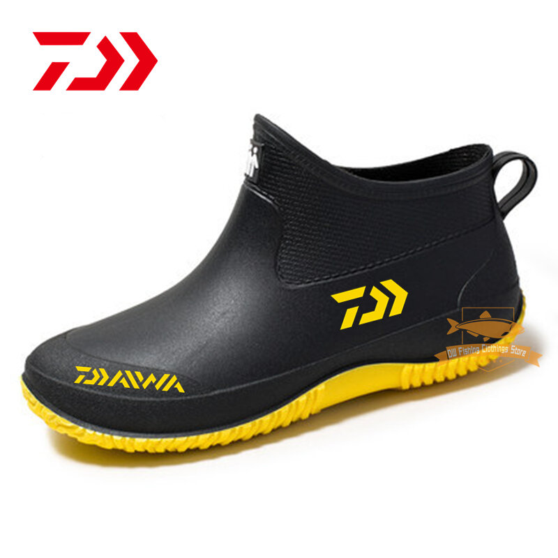 Zapatos de pesca impermeables para hombre y mujer, calzado antideslizante para deportes al aire libre, senderismo, Shaxi, botas de goma para la lluvia, zapatos de trabajo para jardín