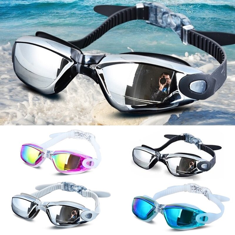 Hsyk – lunettes de natation Anti-brouillard réglables pour hommes et femmes, pour adultes, lunettes de plongée