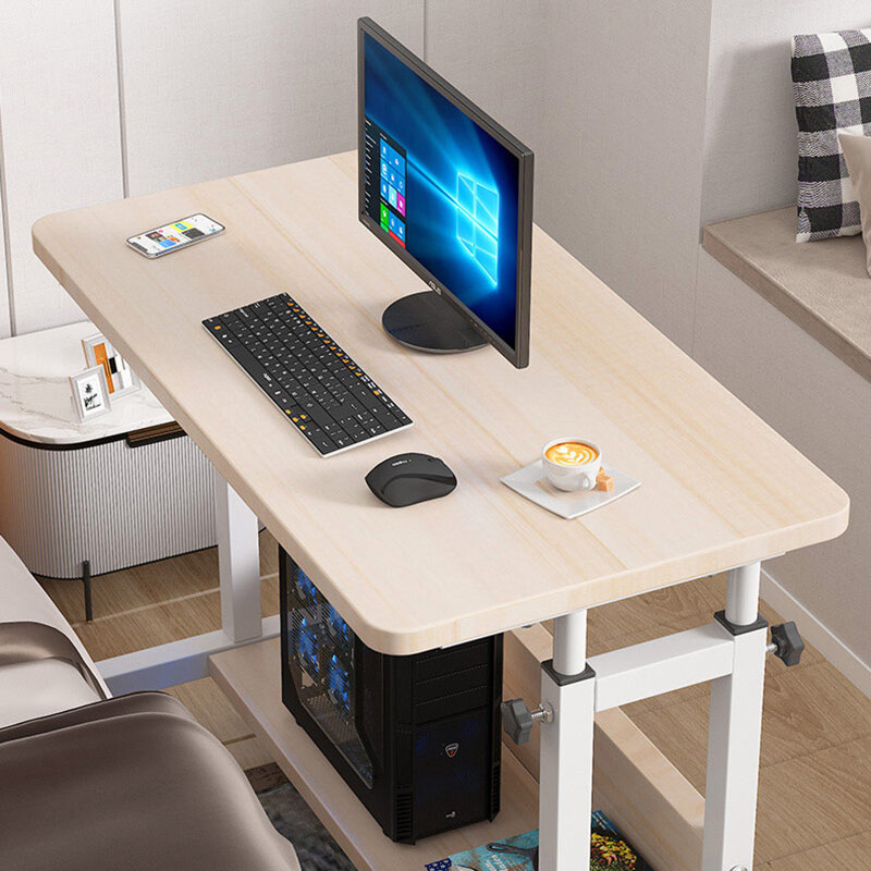 Mobile Study Table Computer Desk Laptop Stand Shelf Bedside Table Laptop Small Adjustable Desk  Escrivaninha Standing Furniture