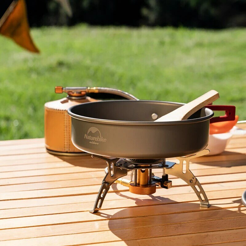 Naturehike 230g Ultralight gas Stove Head Outdoor Picnic Ignition Tool Portable Foldable Gas Tank Ignition Stove 3.5Kw Burning