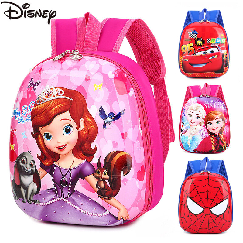 Disney novo mickey e minnie saco de escola das crianças dos desenhos animados congelados 2 jardim de infância mochila multifuncional escudo macio saco de escola