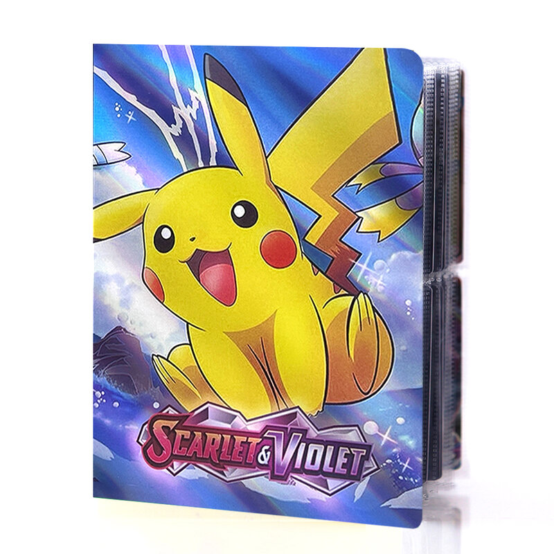 Mewtwo-portatarjetas de Pikachu para niños, carpeta protectora de tarjetas de Anime, cuaderno de juguete, álbum de Pokemon, 240 piezas