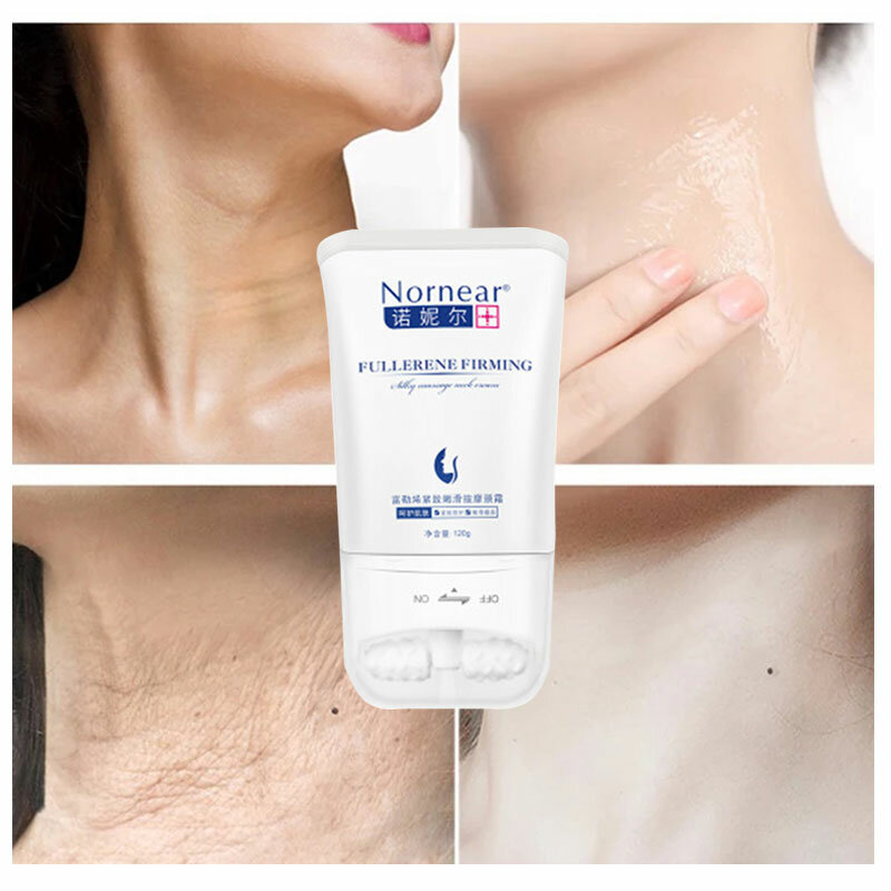 Neck Massage Cream Nourishing Moisturizing Anti-Aging Fade Neck Lines Firming Lifting Removal Rough Niacinamide Neck Care 120g