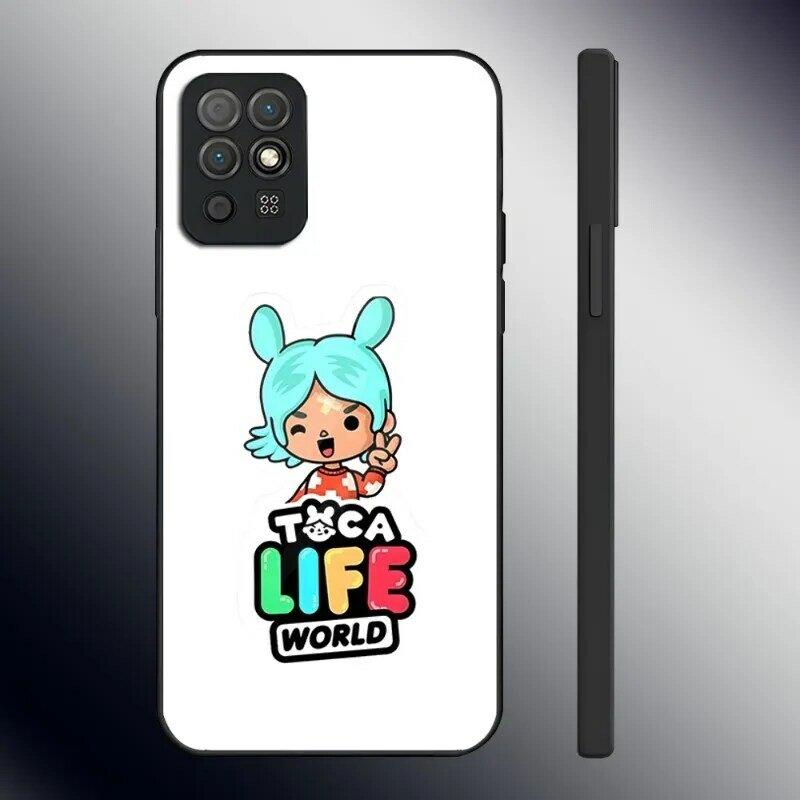 Toca Boca Toca Life World Game Phone Case Glass For Huawei P30 P40 P50 P20 P9 Smartp Z Pro Plus 2019 2021 Cover