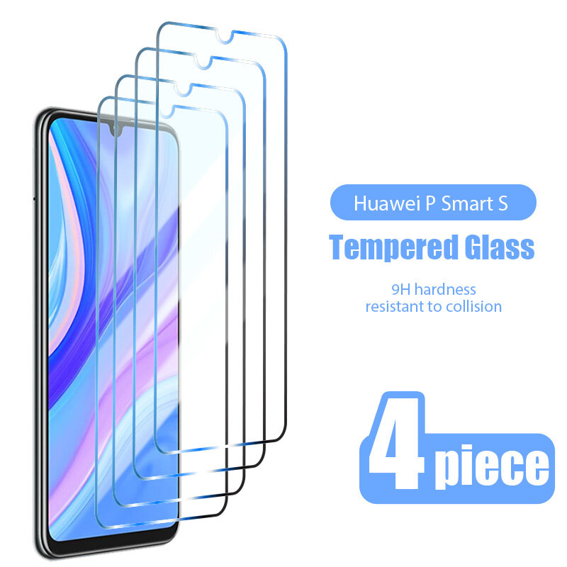4PCS Tempered Glass for Huawei mate 20 30 lite y5 y6 y7 y9 prime 2019 Screen Protector for Huawei y5p y6p y7p y8p y8s y9s Glass