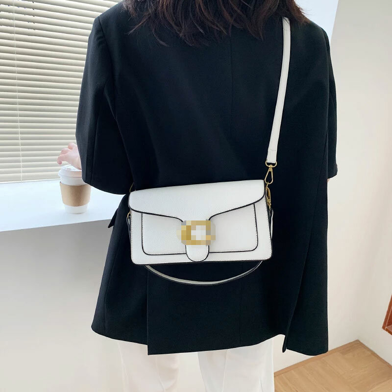 Moda mała torebka damska Crossbody torby dla kobiet 2022 prostokąt koreański styl miękka torba na ramię ze skóry PU Bolsa Feminina