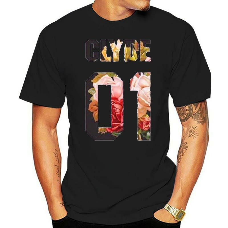 Summer 2022 Short Sleeve Plus Size Print Men T Shirt Summer Bonnie And Clyde Short-Sleeved Couple Clothes Valentine'S Day Gift T