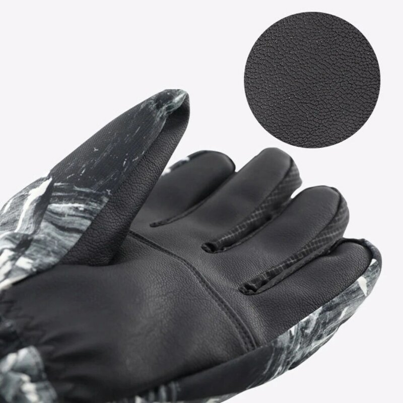 Ski Gloves Men Women Waterproof Winter Warm Gloves Touch Screen Camping Hiking Motorcycle Plus Fleece Cycling Gloves Anti-slip
