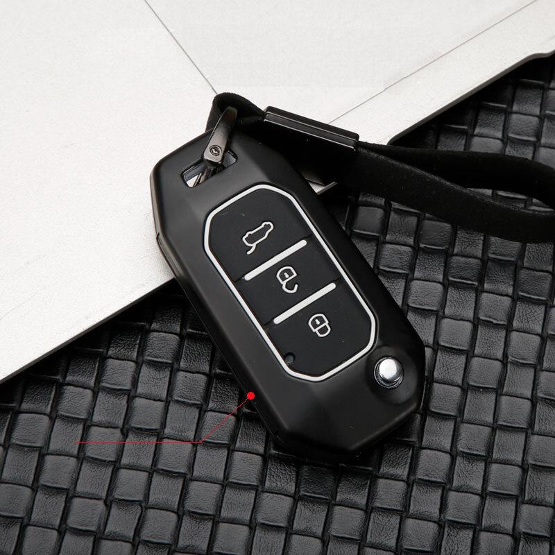 Sarung Kunci Mobil Pelindung Casing untuk Ford Edge Forte Morris Sarung Kunci Mobil Tempat Pintar Gantungan Kunci Set Penutup Baru