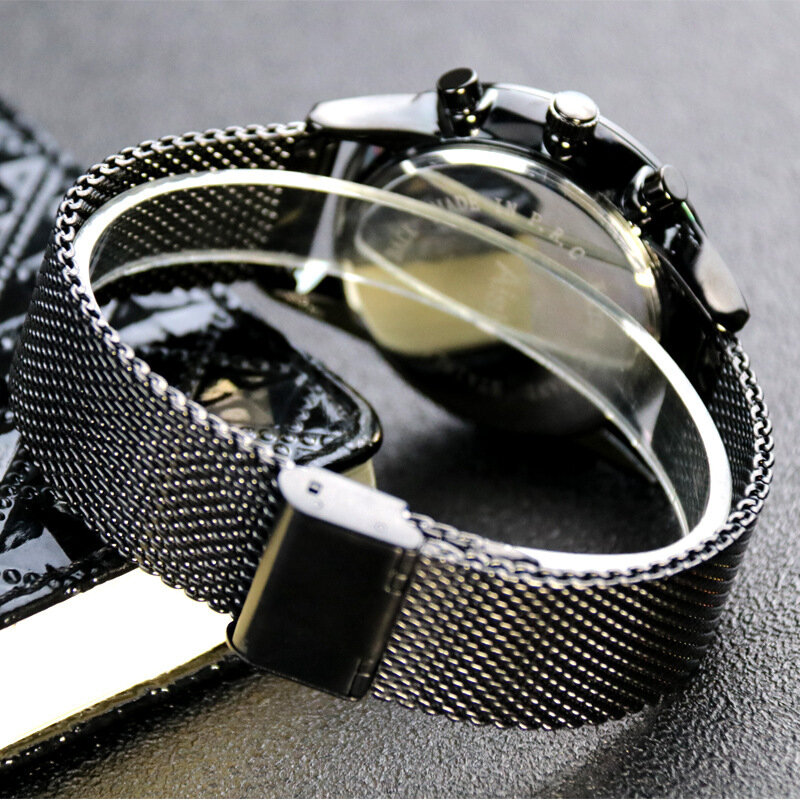 2023 Modeuhr Männer Top Luxusmarke Männer Edelstahl Geschäfts leute Armbanduhr für Drops hipping
