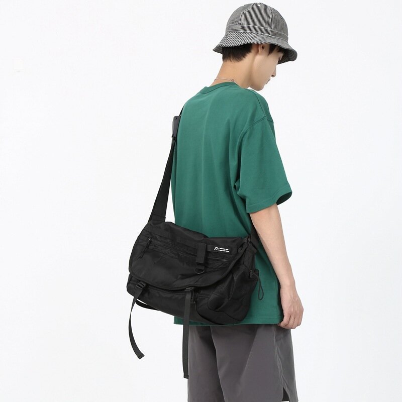 Men's Messenger Bag Leisure Trend Large Capacity Shoulder Bags New Simple Multifunction Travel Pack For Male