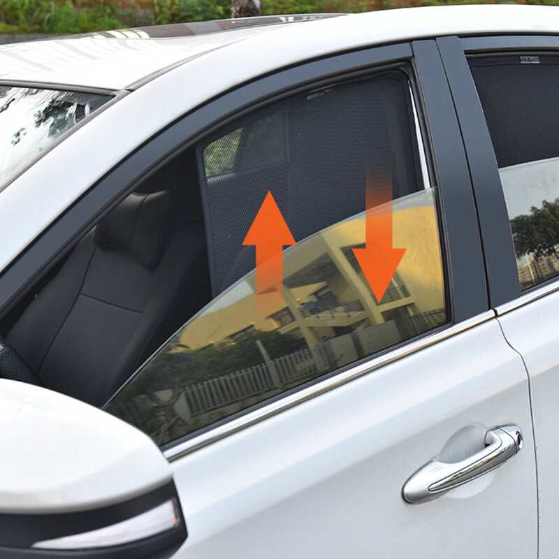 مظلة مخصصة لنوافذ السيارات الجانبية مغناطيسية لكيا بيغاس KX3 KX5 KX7 FORTE SELTOS شبكة ستارة النافذة يرجى ملاحظة النموذج الخاص بك