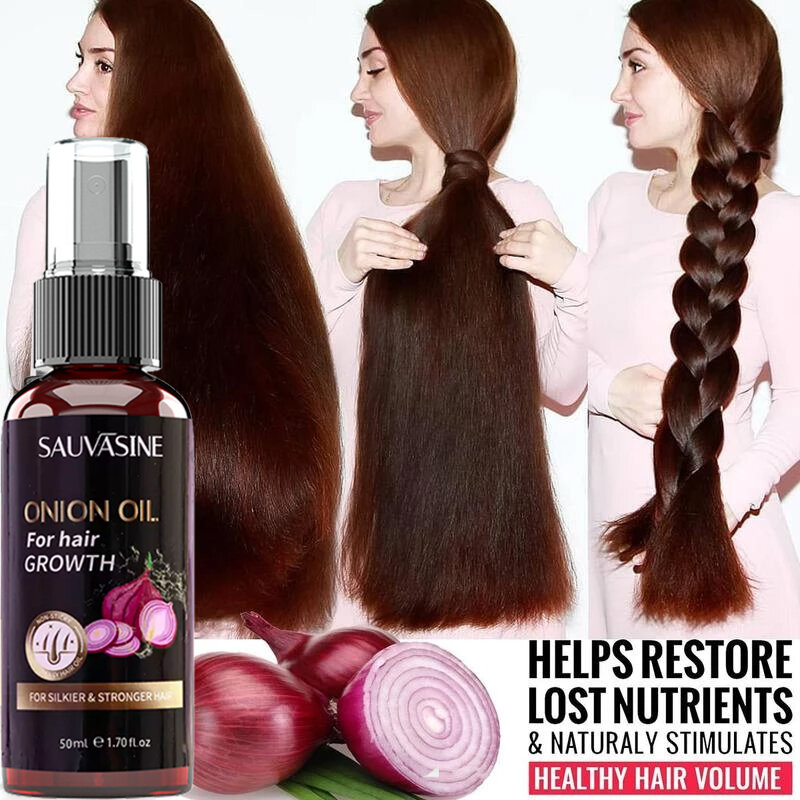 Gorący olej cebulowy produkty stymulujące porost włosów szybki olejek na porost włosów utrata włosów pielęgnacja rozwiązanie pielęgnacja włosów pielęgnacja skóry głowy pielęgnacja urody serum wzrostu włosów