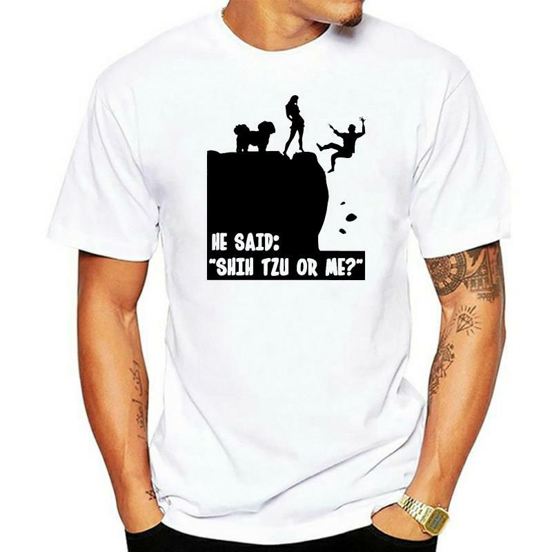 T-shirt pour homme et femme, Shih Tzu ou moi