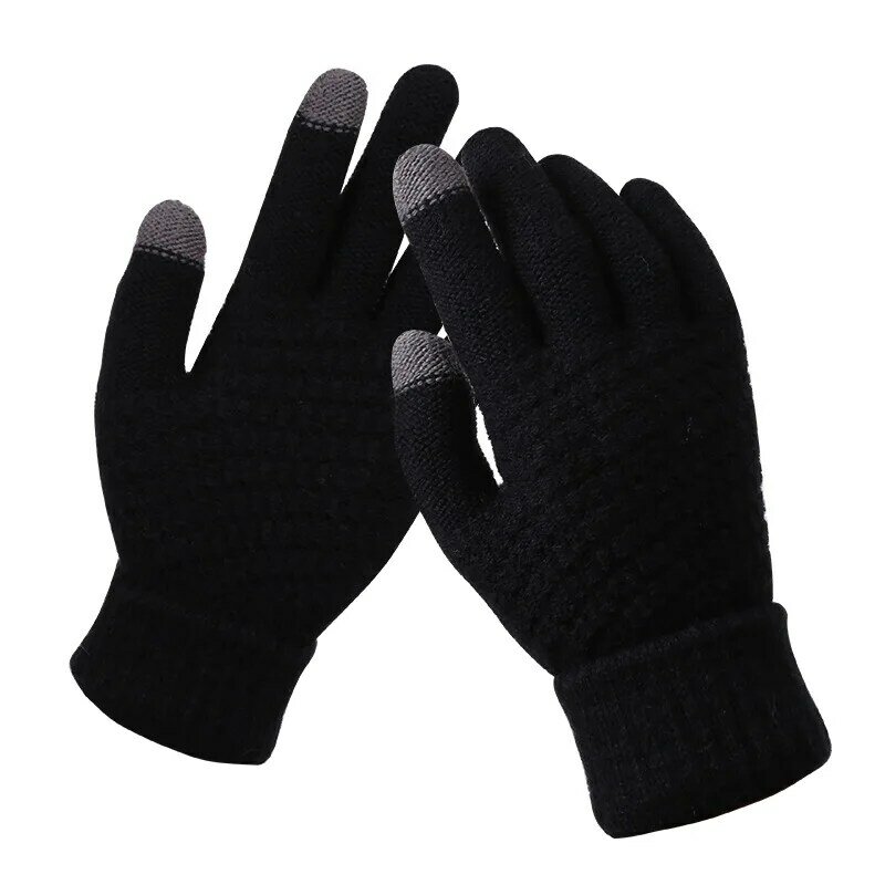 Winter Women Ski Gloves Outdoor Windproof Non-slip Warm Cycling Gloves Female Fleece Gloves