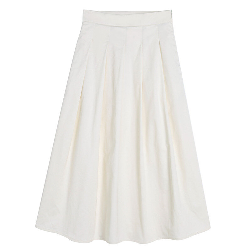 2022 summer new Hepburn style retro umbrella skirt set women's skirt top two piece set Angel skirt long skirt office lady
