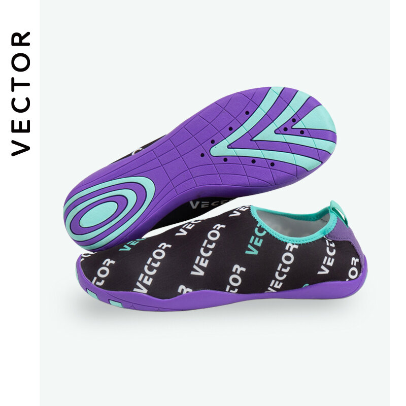 VECTOR-zapatos descalzos de playa para niños y mujeres, botines de agua para nadar, vadear al aire libre, deportes acuáticos