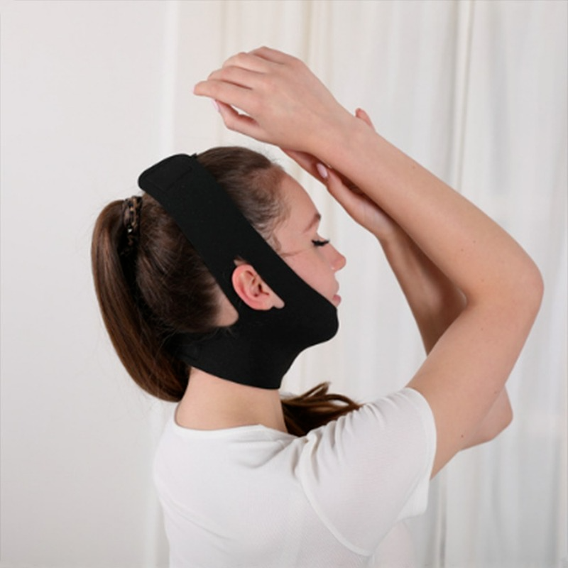 Elastyczny lifting twarzy zespół snu twarz V Shaper twarzy bandaż wyszczuplający relaks kształt podnoszenia zmniejszyć podwójne podbródek twarzy Thining narzędzia