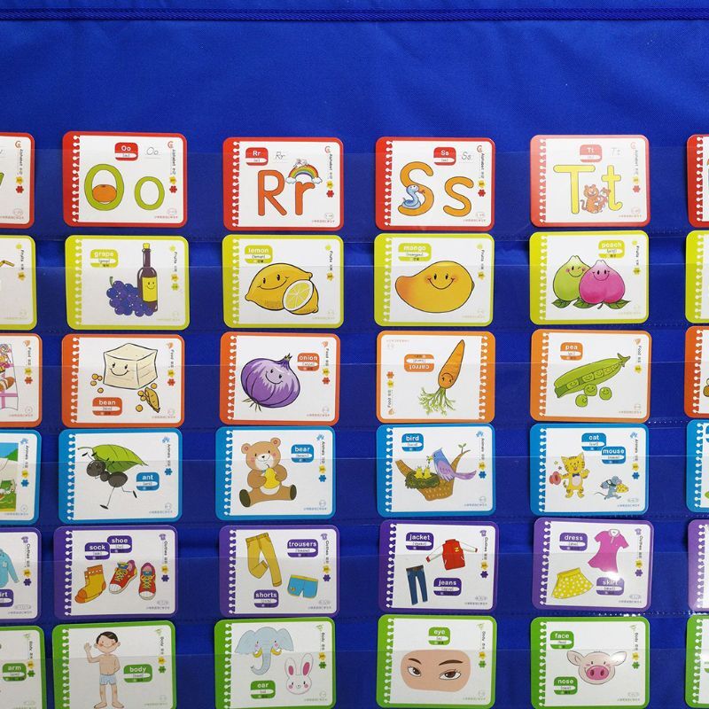 Tableau de poche pour salle de classe avec 6 crochets, standard, activités quotidiennes, programmes, spectacles de classe
