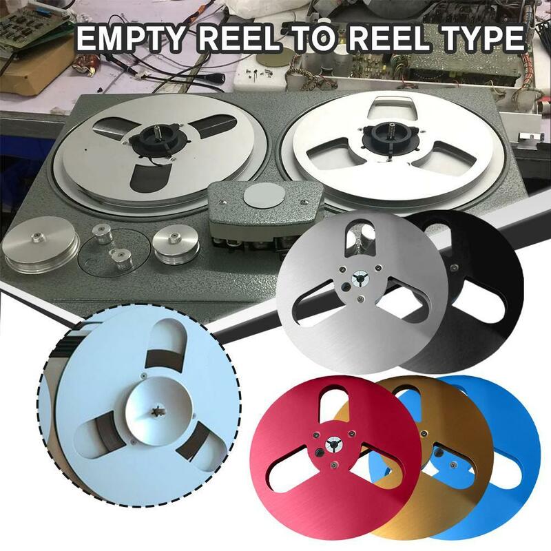 Reel terbuka 7 inci Audio Tape Empty Reel-To-Reel Recorder Empty Plate aluminium Disc Open mesin pembuka untuk Studer ReVox/TEAC/BASF