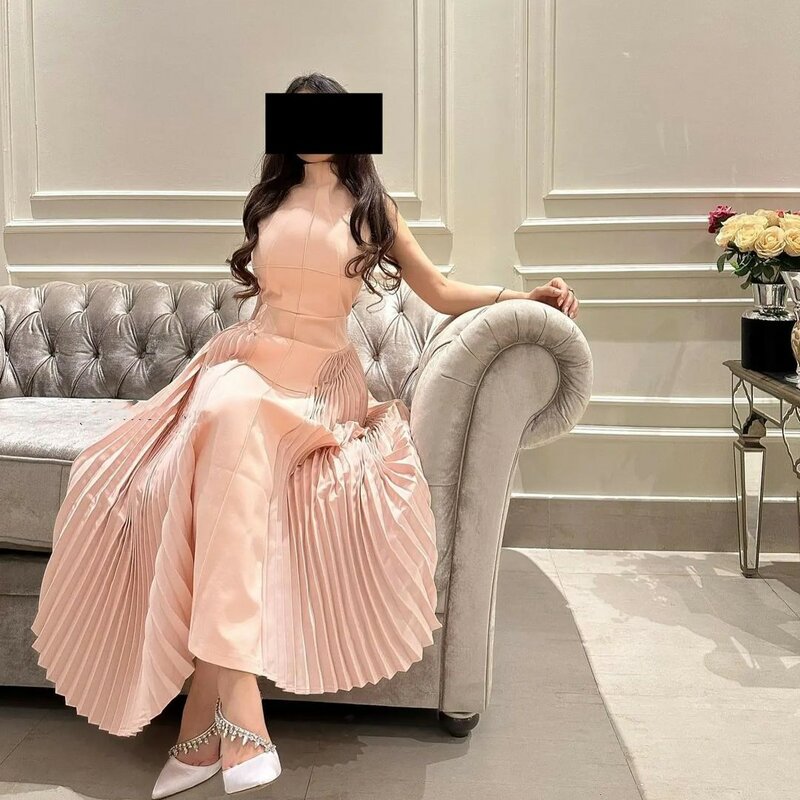 Light Pink Prom Dresses Special Occasion Banquet Club A line Vestidos De Fiesta Formal Party Dress Evening Dress 2023