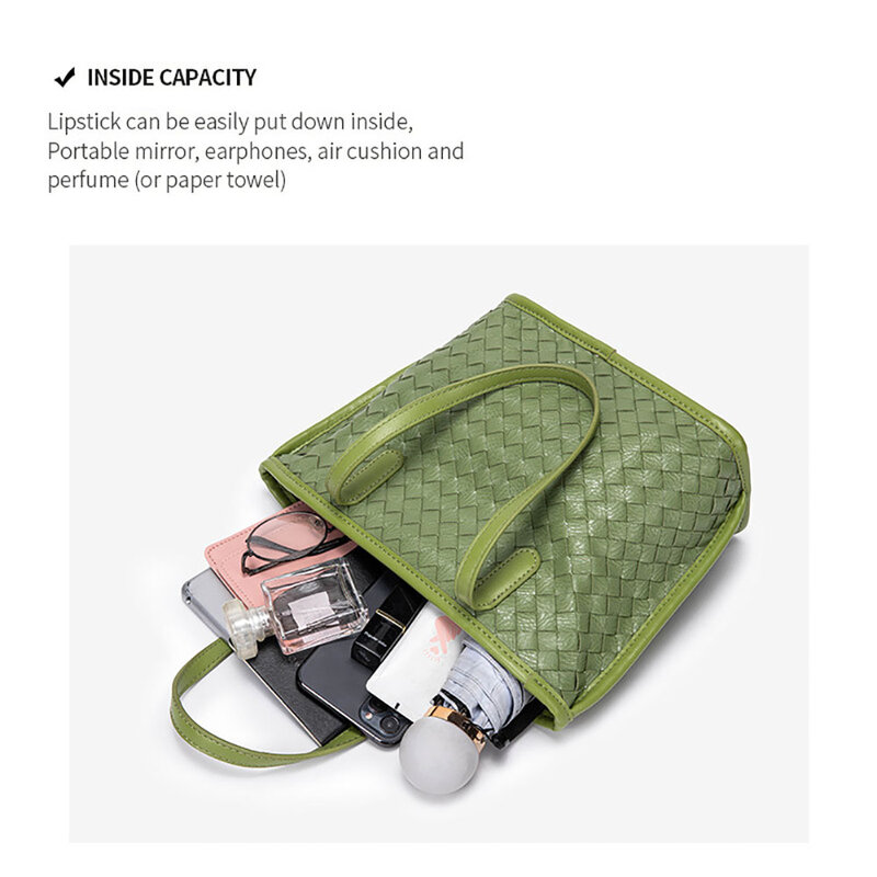 حقائب يد نسائية بيسي جورو عالية الجودة مصنوعة من الجلد الناعم حقيبة كتف صغيرة أنيقة بتصميم فاخر مع محفظة صغيرة