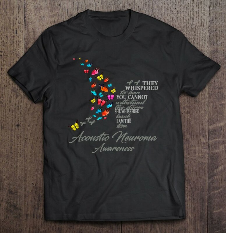 Akoestische Neuroma Warrior Vlinders T-shirt T-shirt Voor Mannen T-shirts Voor Vrouwen T-shirt Mannen Kleding Top Korte Mouwen t-shirts