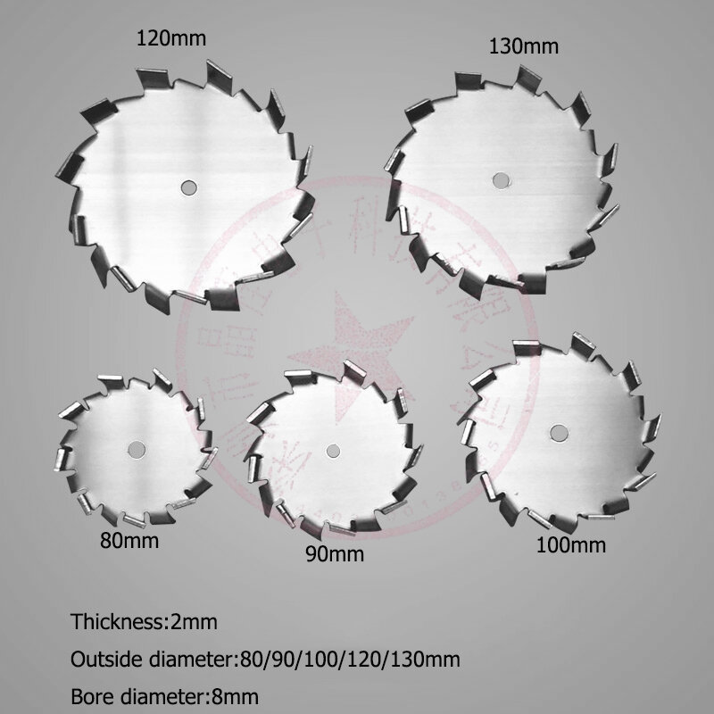 Labor 304 edelstahl rühren bar sägezahn typ rührer dispersion disk, runde platte dispergieren Propeller rühren klinge Mixer
