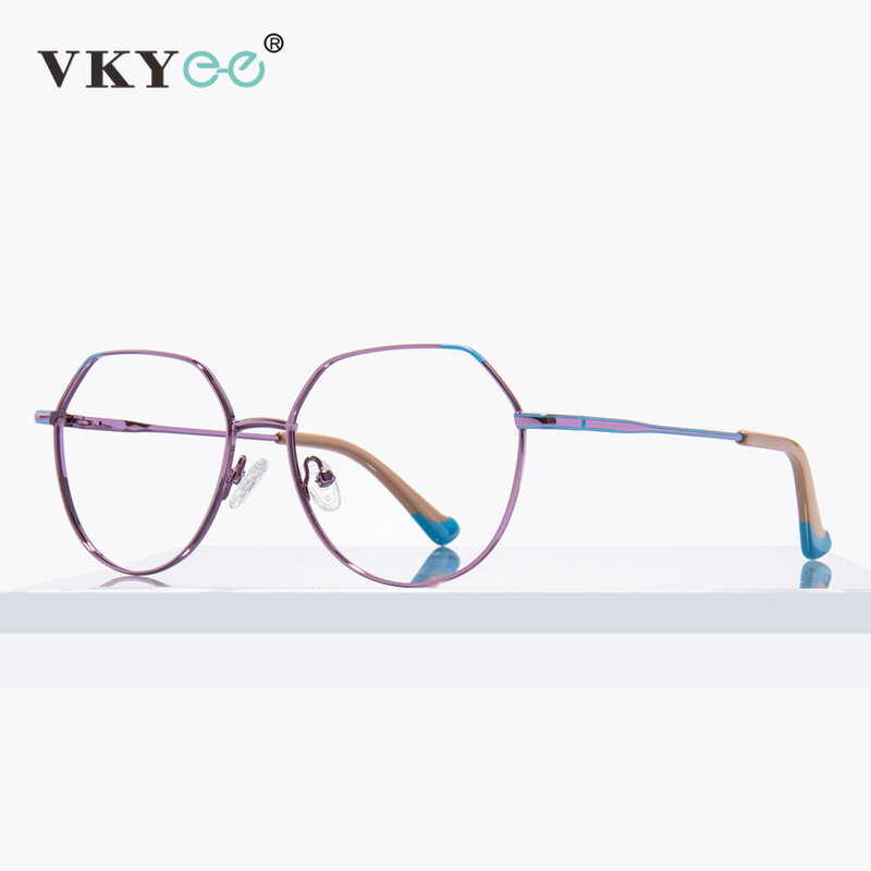 VKYEE Kacamata Baca Wanita Anti Cahaya Biru Terlaris Bingkai Kacamata Pemblokiran Cahaya Biru Kacamata Komputer Pelindung Mata