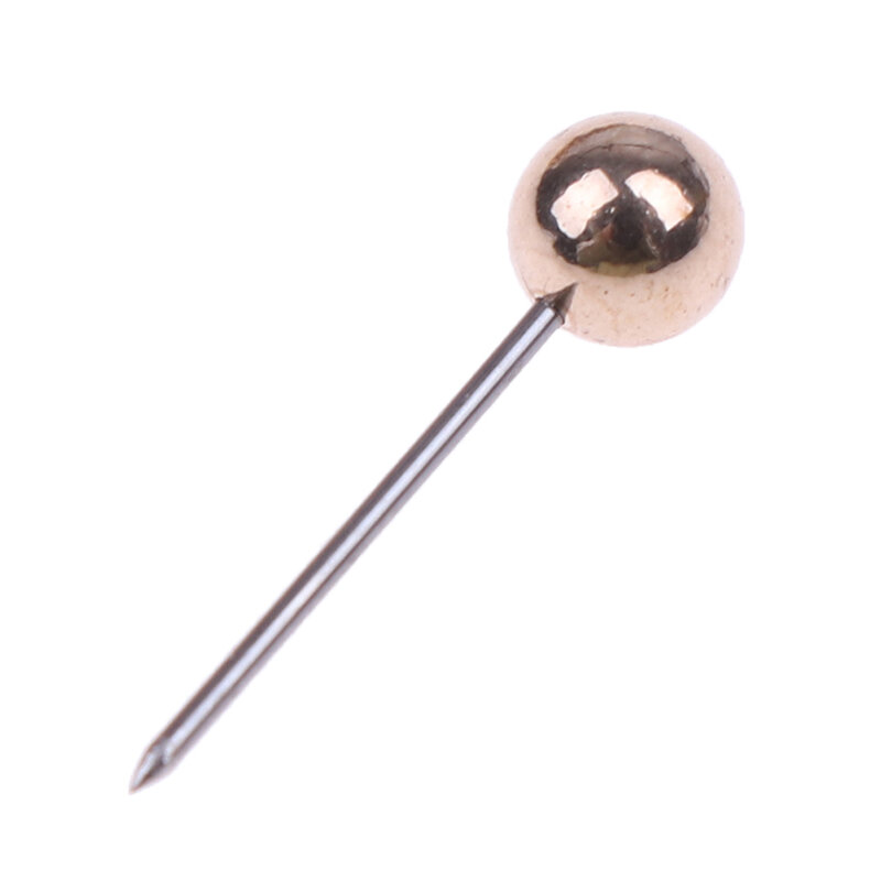 400pcs testa di plastica rotonda punta in acciaio Push Pin s mappa puntine per pollice Pin forniture scolastiche per ufficio