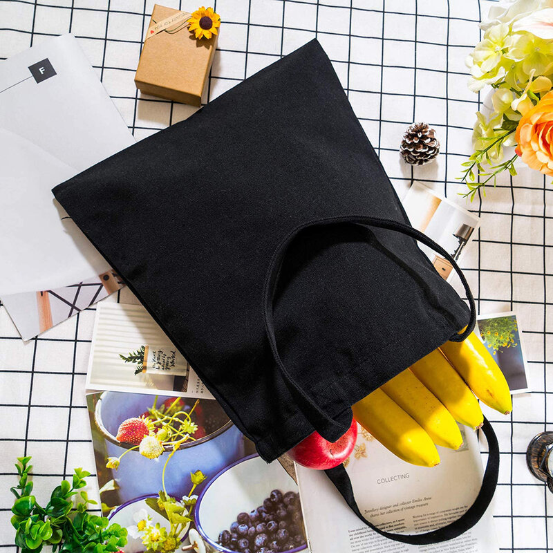 Harajuku Kawaii Y2k Shoping Bags Canvas Tote Bag Woman Designer Handbags 2021 Shopper Shoulder Women's Handbag Reusable Fabric