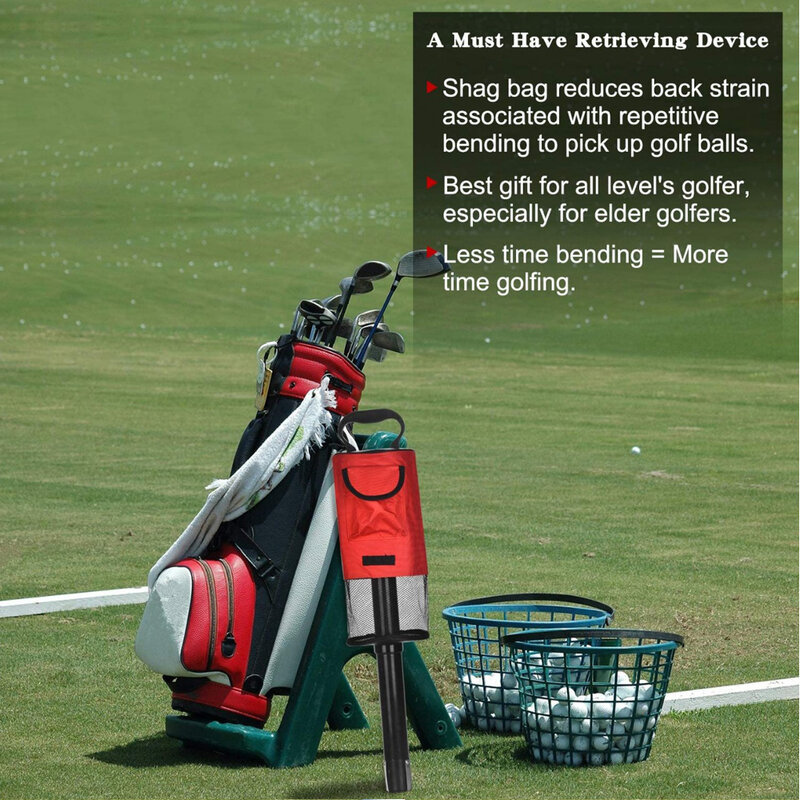 Bolsa Retriever para recoger bolas de Golf, accesorio extraíble y portátil, fácil de recoger, hasta 60 bolas
