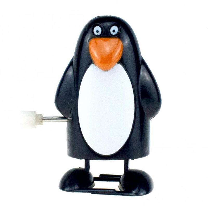 Muñeco de nieve de pingüino de alce de Papá Noel que camina, juguete de mecanismo de relojería, decoración del hogar, regalo de Navidad