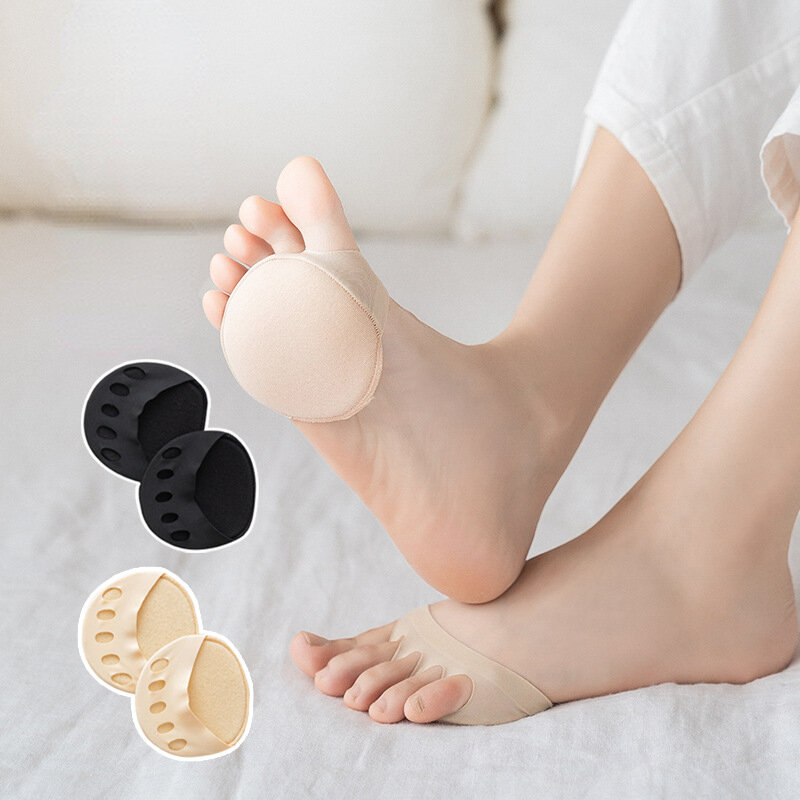 Five Toes Forefoot Pads for Women Talons Hauts Half Insoles Foot Pain Care Absorbs Calluses Forefoot Pads Insert Cushion Pads