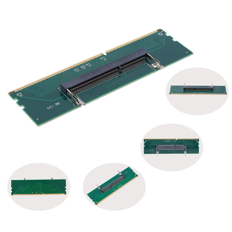 DDR3 노트북 데스크탑 메모리 어댑터 카드 200 핀 SO-DIMM PC 240 핀 DIMM DDR3 메모리 RAM 커넥터 어댑터