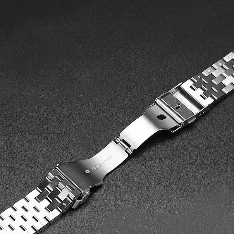 Pulseira para apple watch band 4mm 40mm 45mm 41mm 42mm 38mm aço inoxidável pulseira de pulso beit iwatch série 7 6 5 4 se acessórios
