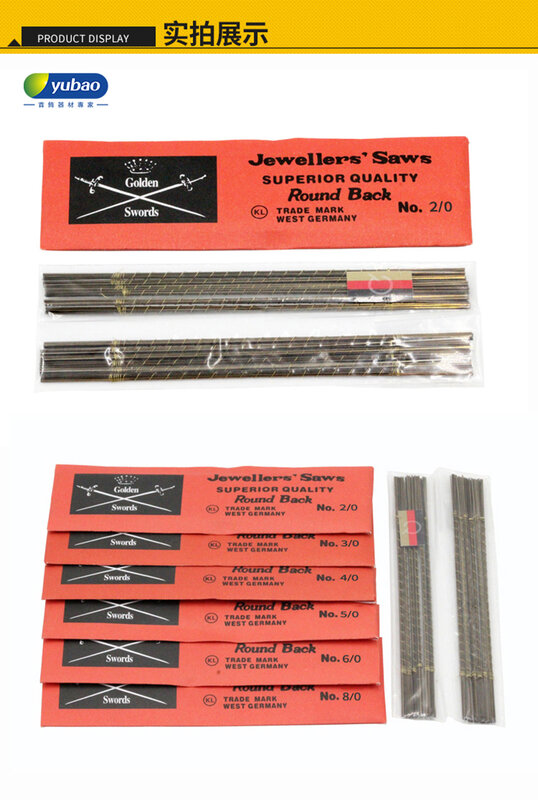 144 pz/lotto Diamond Pull Saw Blade Bow Cutter Jewelry Metal Cutting Jig Blades lavorazione del legno utensili artigianali a mano Scroll denti a spirale