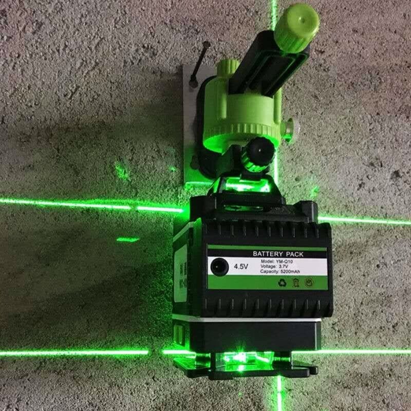 Uchwyt do powieszenia poziomowy wspornik ścienny do 8/12 linii 3d-laserowy Adapter do pozycjonowania poziomu podstawowego