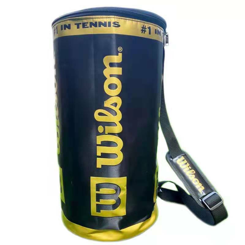 Wilson Tennis Bucket Bag Tube Bag Waterproof Large-capacity Insulation Layer Shoulder Bag Sports Training Bag 100 Pcs