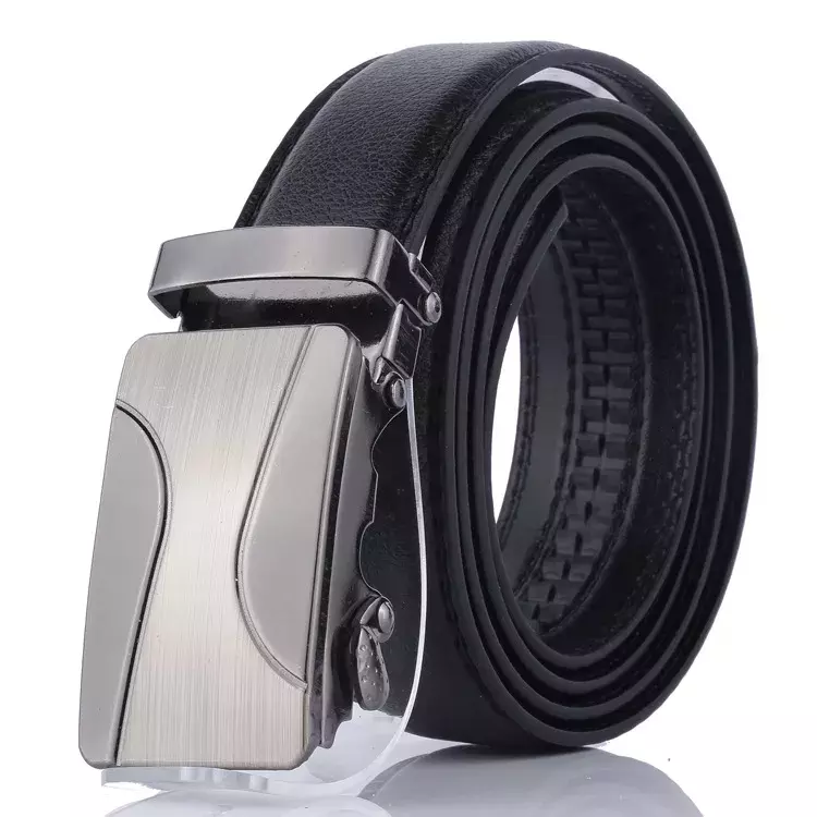 Gürtel Männer Top Qualität Echtes Luxus Leder Gürtel für MenStrap Männlichen Metall Automatische Schnalle