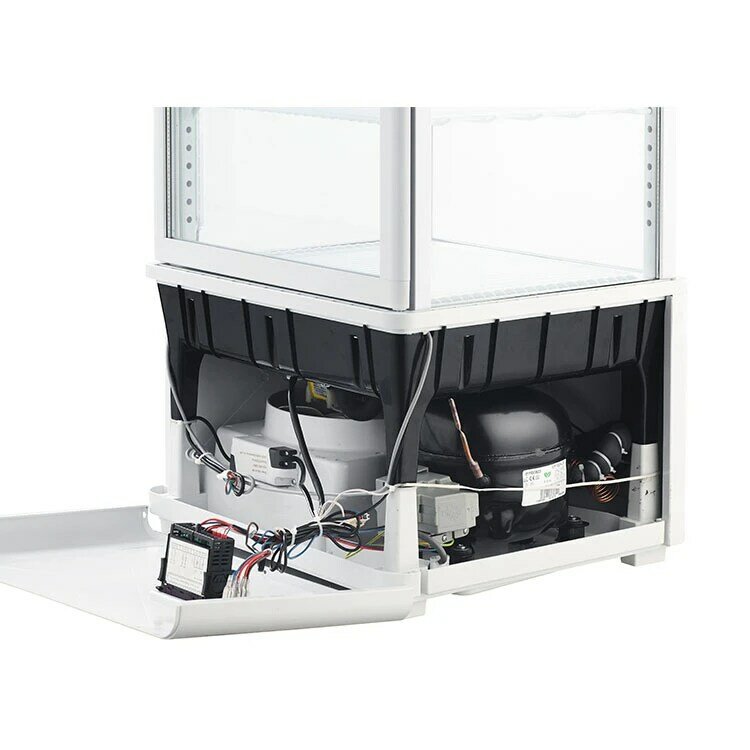 Commerciële Display Tafel Top Koelkast Aanrecht Display Vriezer Showcase Koelkast Cooler XC-68L