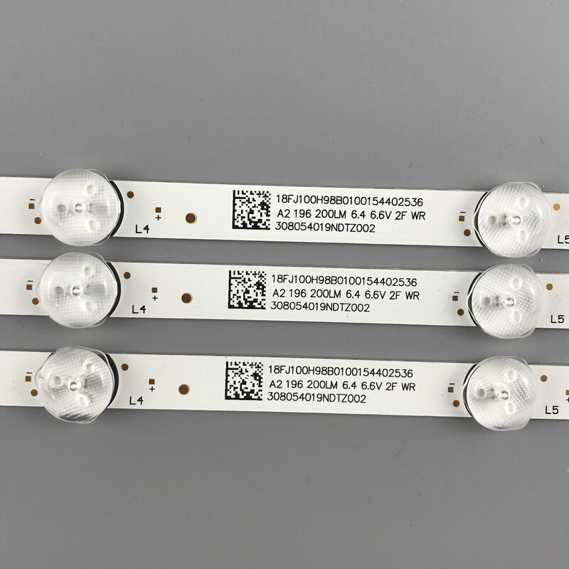 750mm led backlight strip bar 8 lâmpada para MS-L2695 v1 rca rtv4019sm 6v/led LC-40Q3000U LC-40Q5020U 40dfs69 JL.D39681330-003BS-M