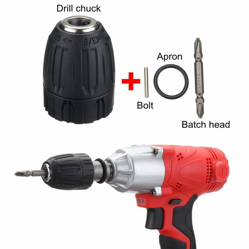 12 in 1Electric Impact Wrench Hexs Socket Head Kit Drill Chuck Drive Adapter SET for Electric Drill Wrench Screwdrivers